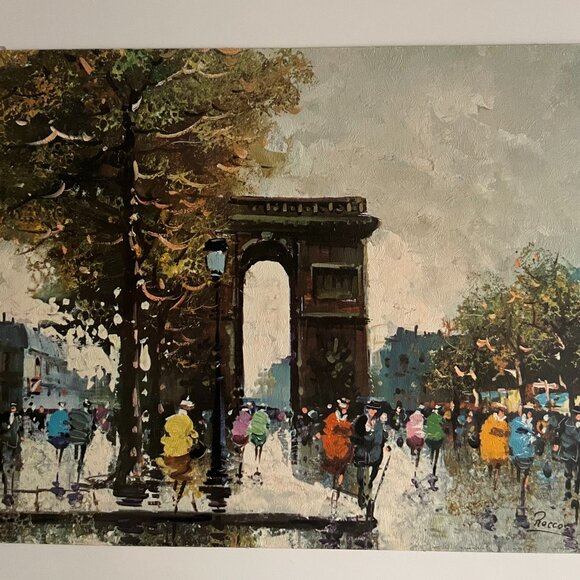 Vintage Fine art print by Gellman Arc de Triomphel By Rocoo 16" x 20" - Picture 1 of 7